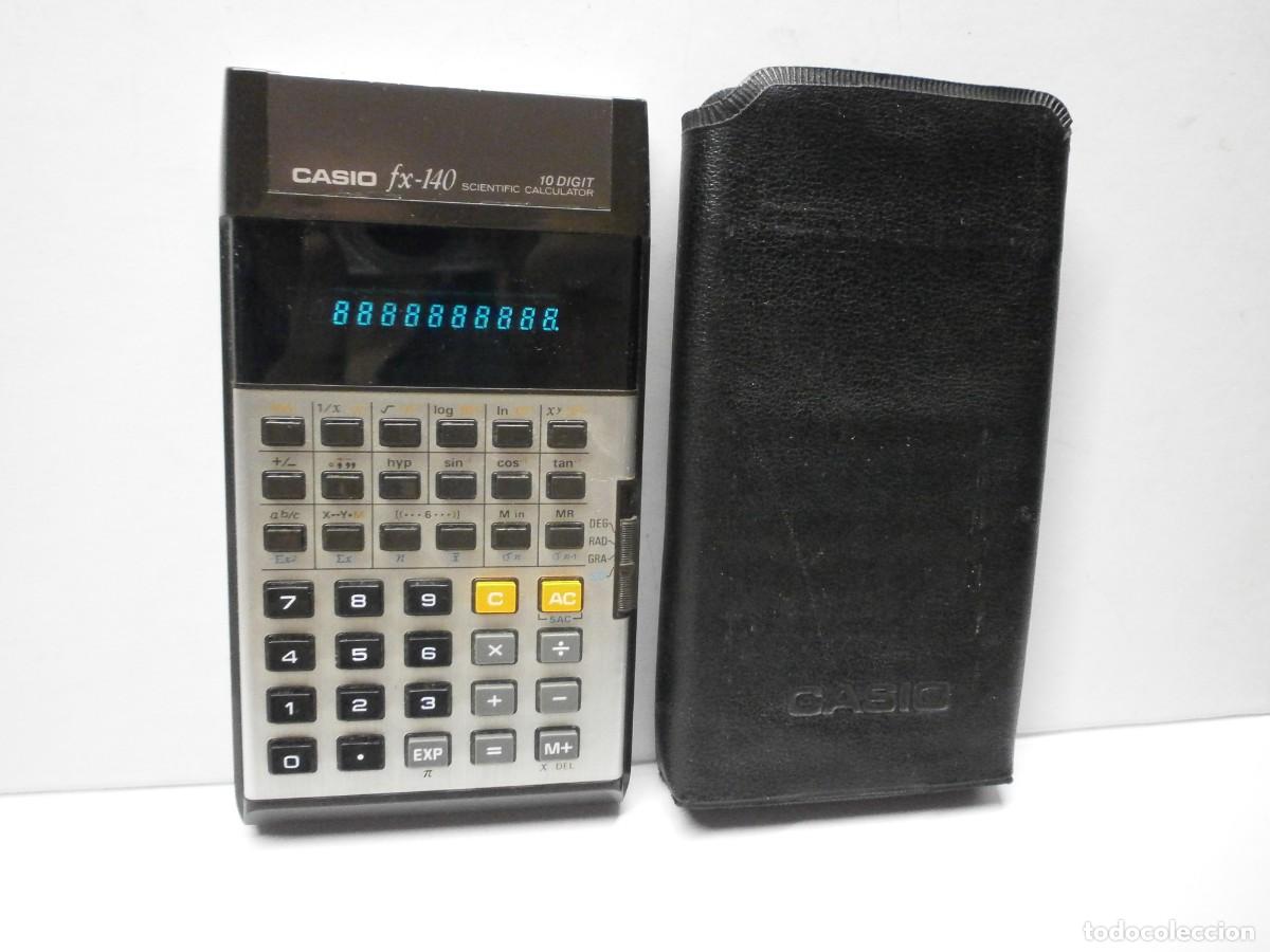 Antiquit&auml;ten: antigua calculadora casio fx 140 scientific 10 digit funciona perfectamente