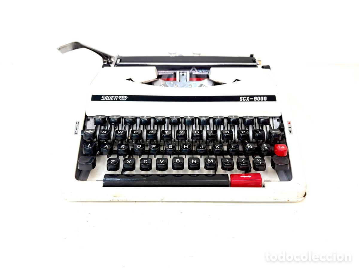 Antig&uuml;edades: M&aacute;quina de escribir Silver Crown Korea 1978-1983
