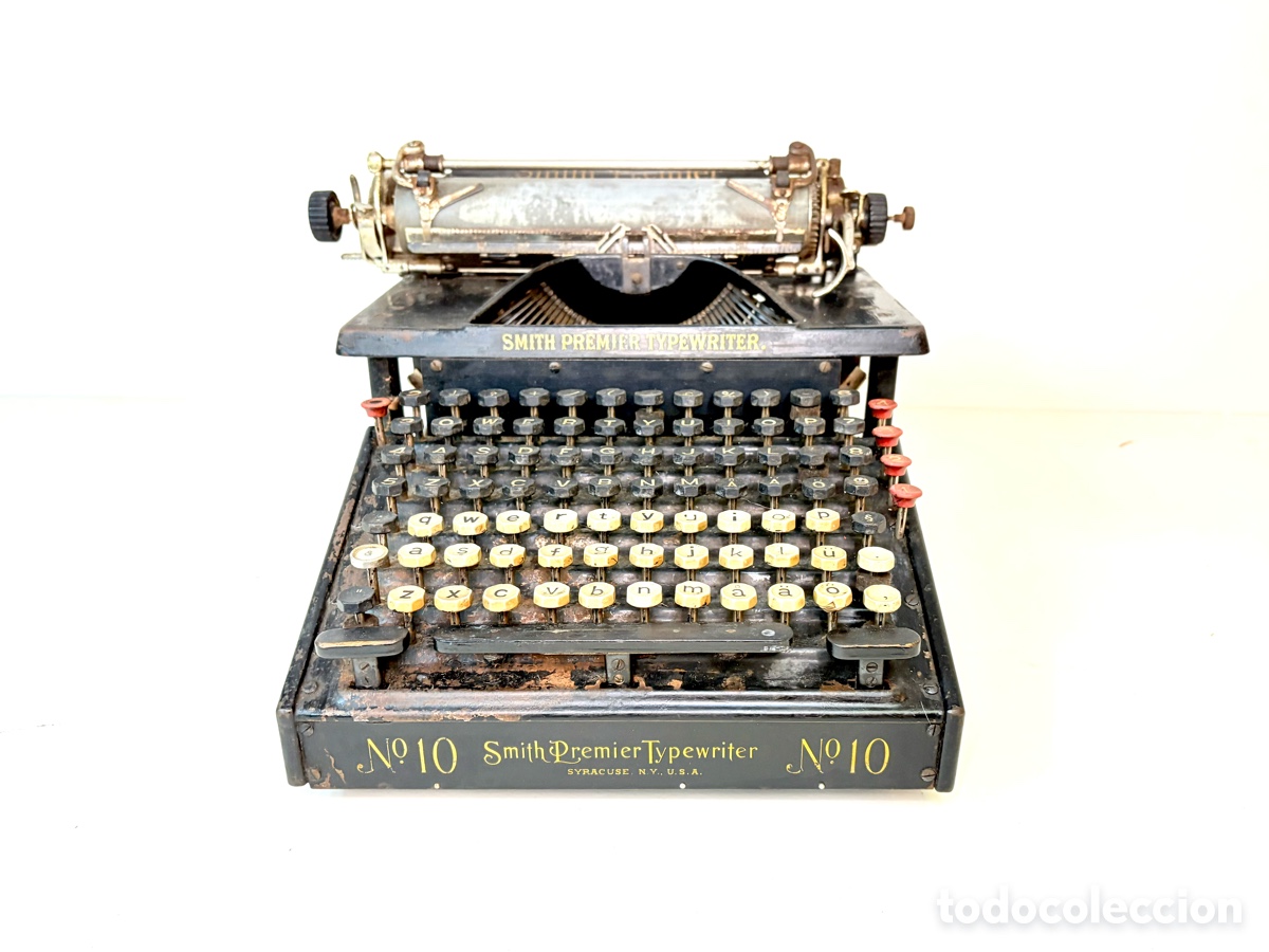 Oggetti Antichi: M&aacute;quina de escribir Smith Premier No. 10 Syracusa- New York 1908-1921