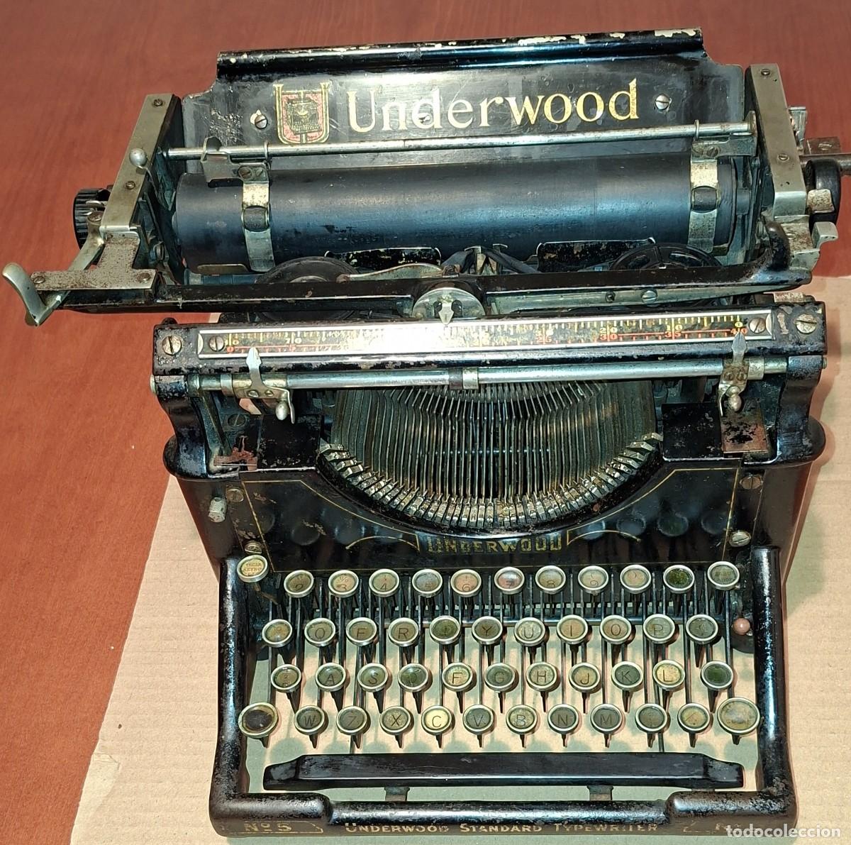 Antig&uuml;edades: M&aacute;quina escribir UNDERWOOD - Foto 2