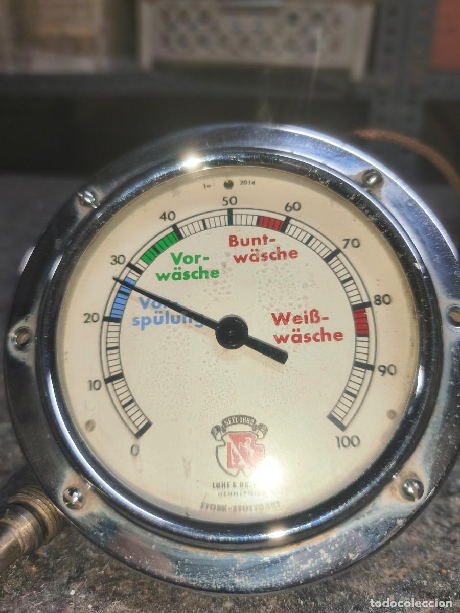 Antig&uuml;edades: Excepcional Term&oacute;metro Anal&oacute;gico Industrial Vintage - Fabricaci&oacute;n Alemana (St&ouml;rk-Stuttgart)