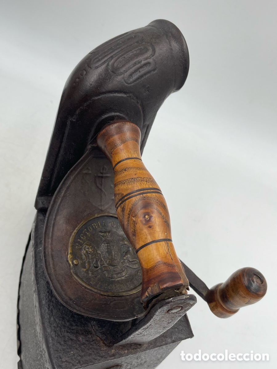 Antig&uuml;edades: Plancha antigua de chimenea. - Foto 6