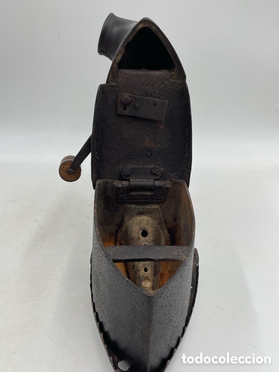 Antig&uuml;edades: Plancha antigua de chimenea. - Foto 9
