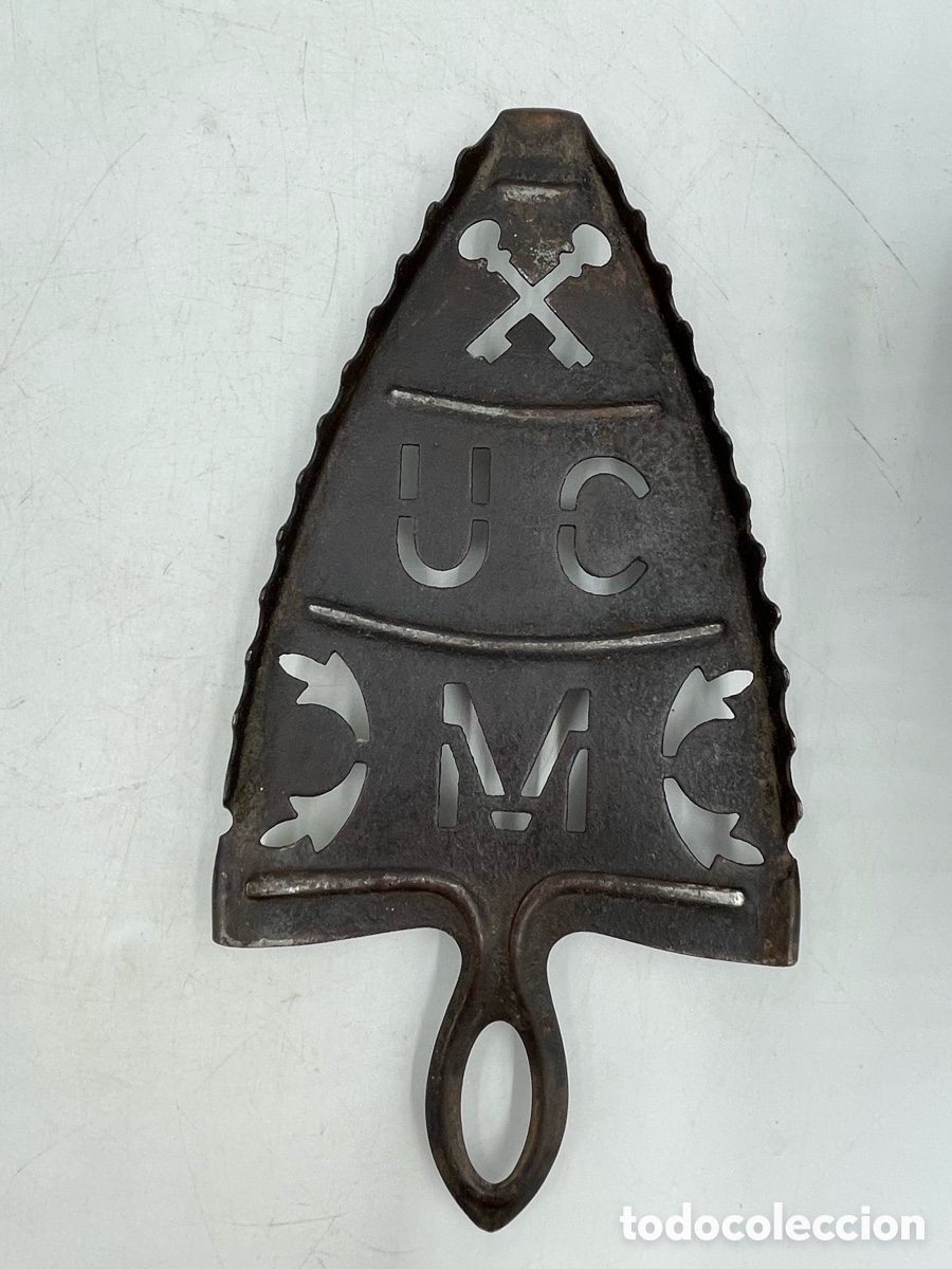 Antig&uuml;edades: Plancha antigua de chimenea. - Foto 10