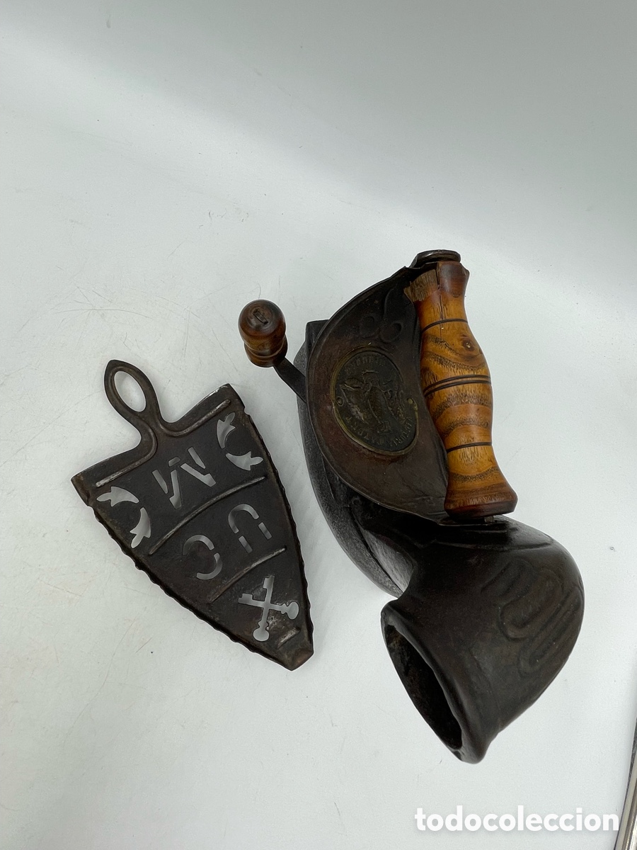 Antig&uuml;edades: Plancha antigua de chimenea. - Foto 12