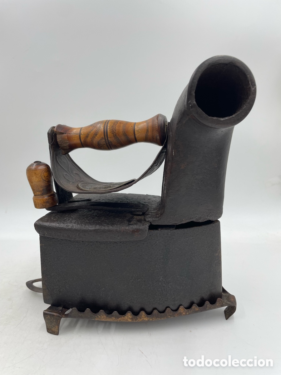 Antig&uuml;edades: Plancha antigua de chimenea. - Foto 1