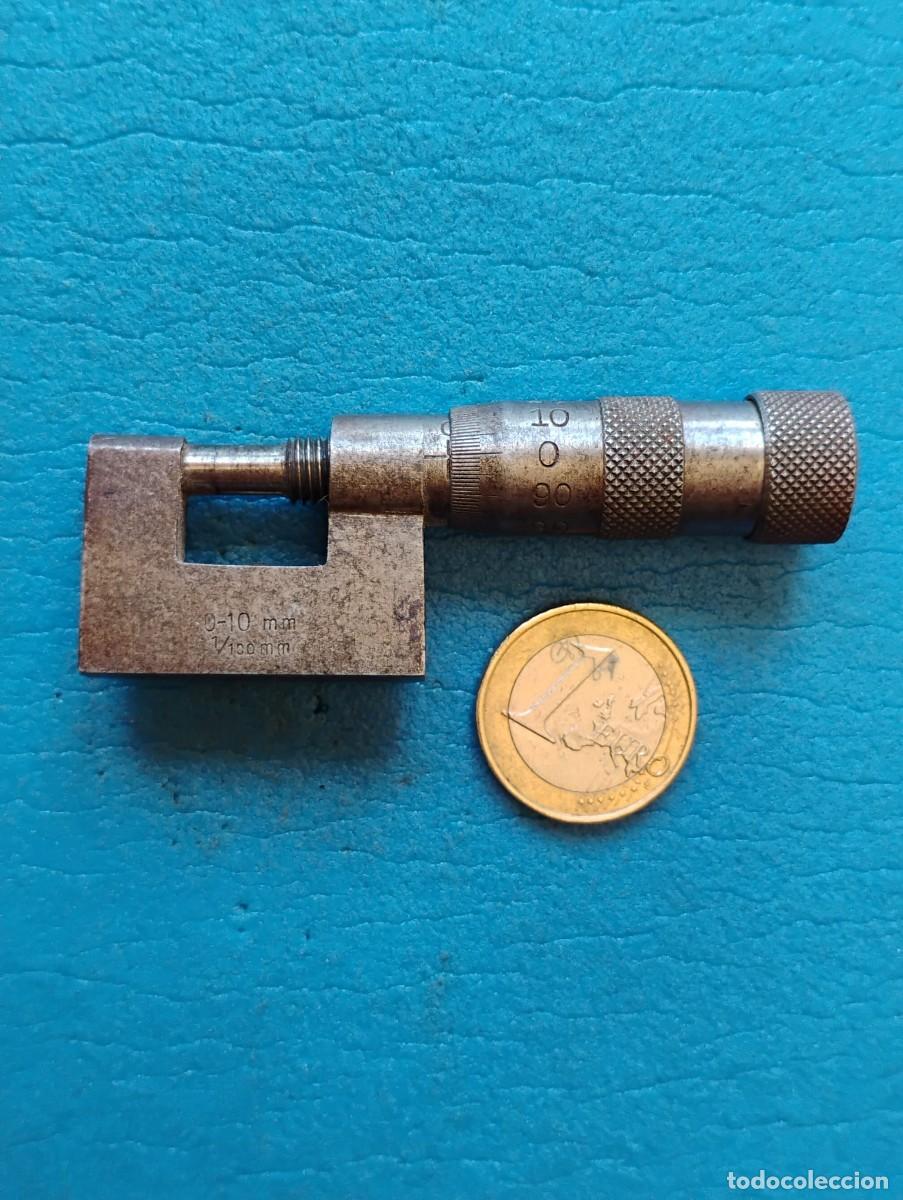 Antig&uuml;edades: PEQUE&Ntilde;O Y ANTIGUO MICROMETRO/PALMER - 0-10 mm. 1/100 mm. USADO