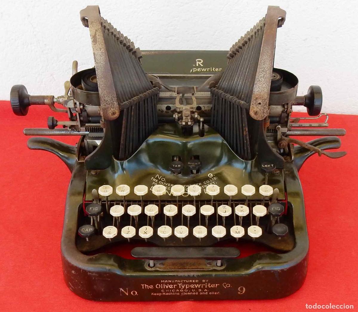 Oggetti Antichi: M&aacute;quina de escribir OLIVER n&ordm; 9 - del a&ntilde;o 1919