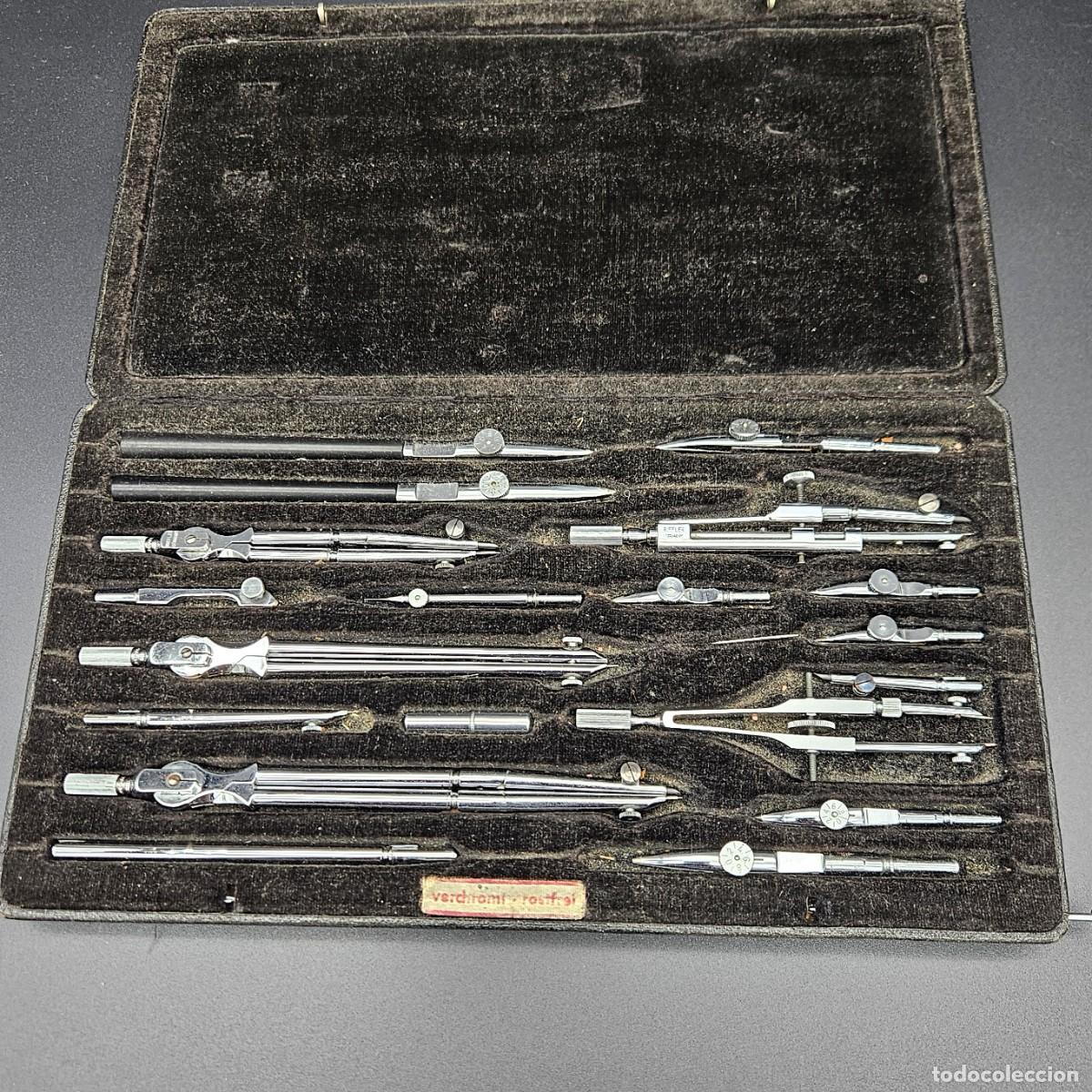 Antig&uuml;edades: ANTIGUO JUEGO DE DIBUJO TECNICO DE RIEFLER A 54. 1920 - 1930