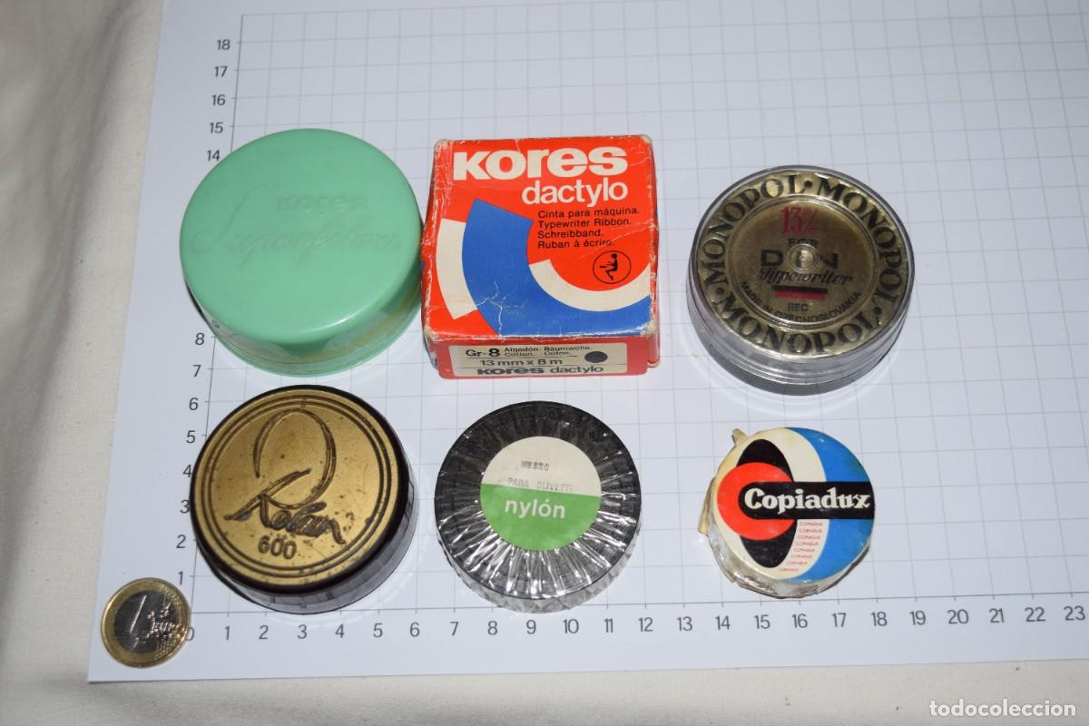 Antig&uuml;edades: Antiguo, vintage - 6 Cintas de M&Aacute;QUINA de ESCRIBIR, diferentes, tipos, marcas, &eacute;pocas &iexcl;MIRA! Lote 5
