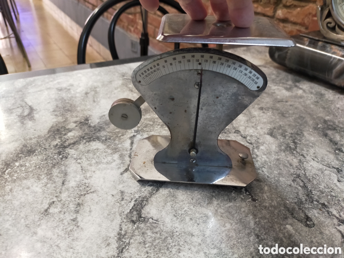 Antig&uuml;edades: Antigua b&agrave;scula pesa cartas - Foto 8