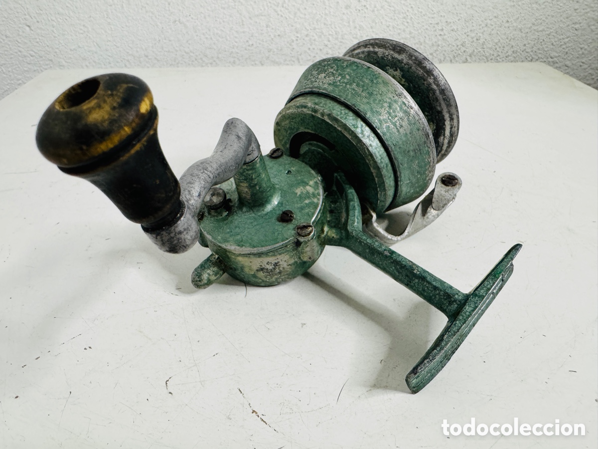 Antig&uuml;edades: Antiguo Carrete Moulinet De Pesca - Foto 2