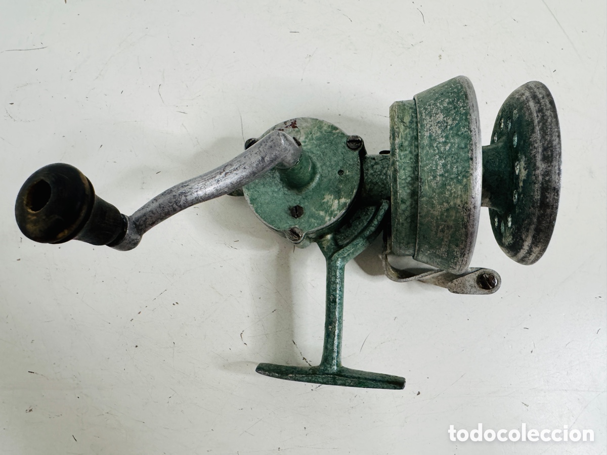 Antig&uuml;edades: Antiguo Carrete Moulinet De Pesca - Foto 4