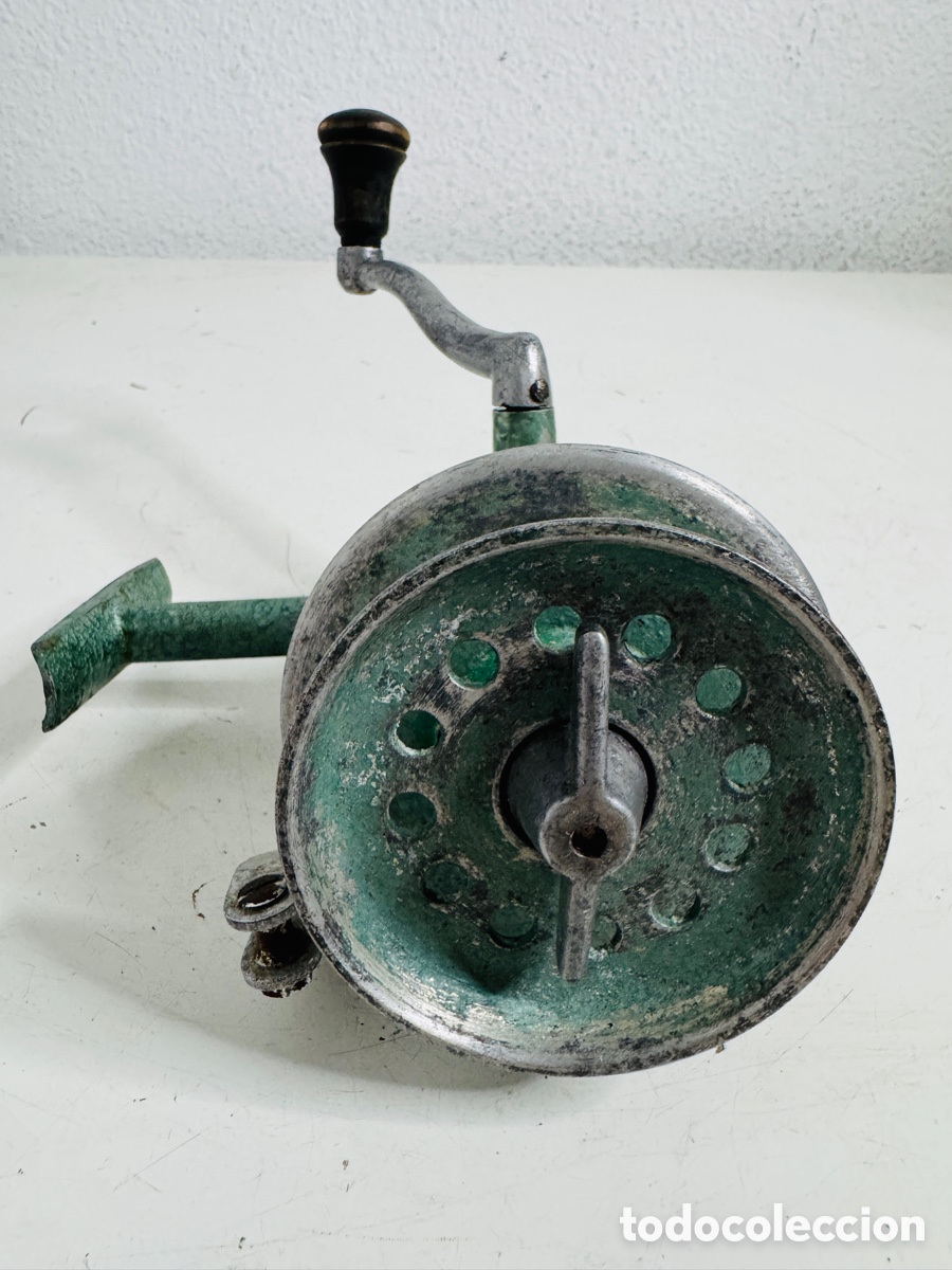 Antig&uuml;edades: Antiguo Carrete Moulinet De Pesca - Foto 8