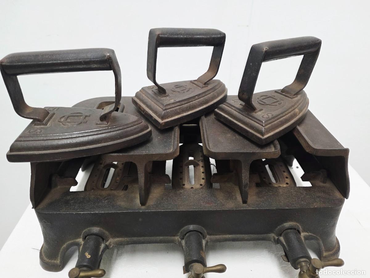 Antig&uuml;edades: Calentador de planchas antiguo - Foto 5