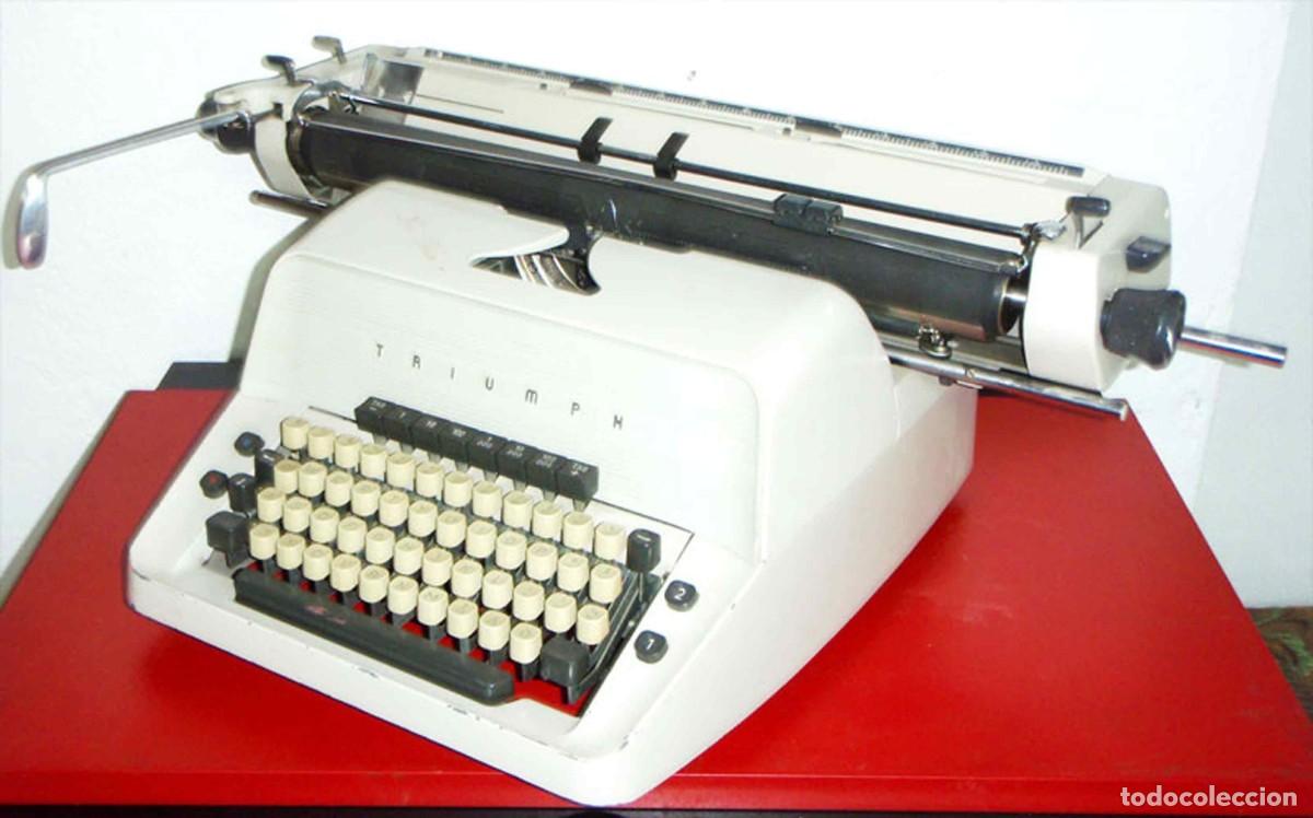 Antig&uuml;edades: M&aacute;quina de escribir TRIUMPH - Foto 3