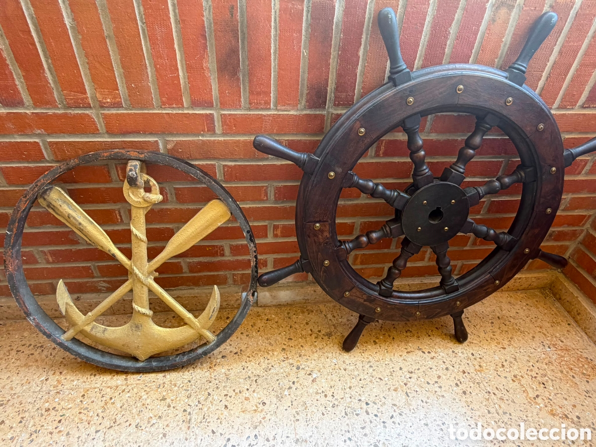 Antig&uuml;edades: TIM&Oacute;N Y ANCLA N&Aacute;UTICA DECORACI&Oacute;N (Pack) - Foto 2