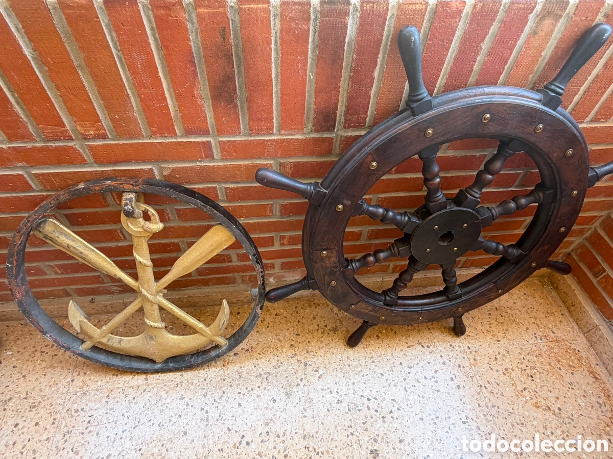 Antig&uuml;edades: TIM&Oacute;N Y ANCLA N&Aacute;UTICA DECORACI&Oacute;N (Pack) - Foto 3