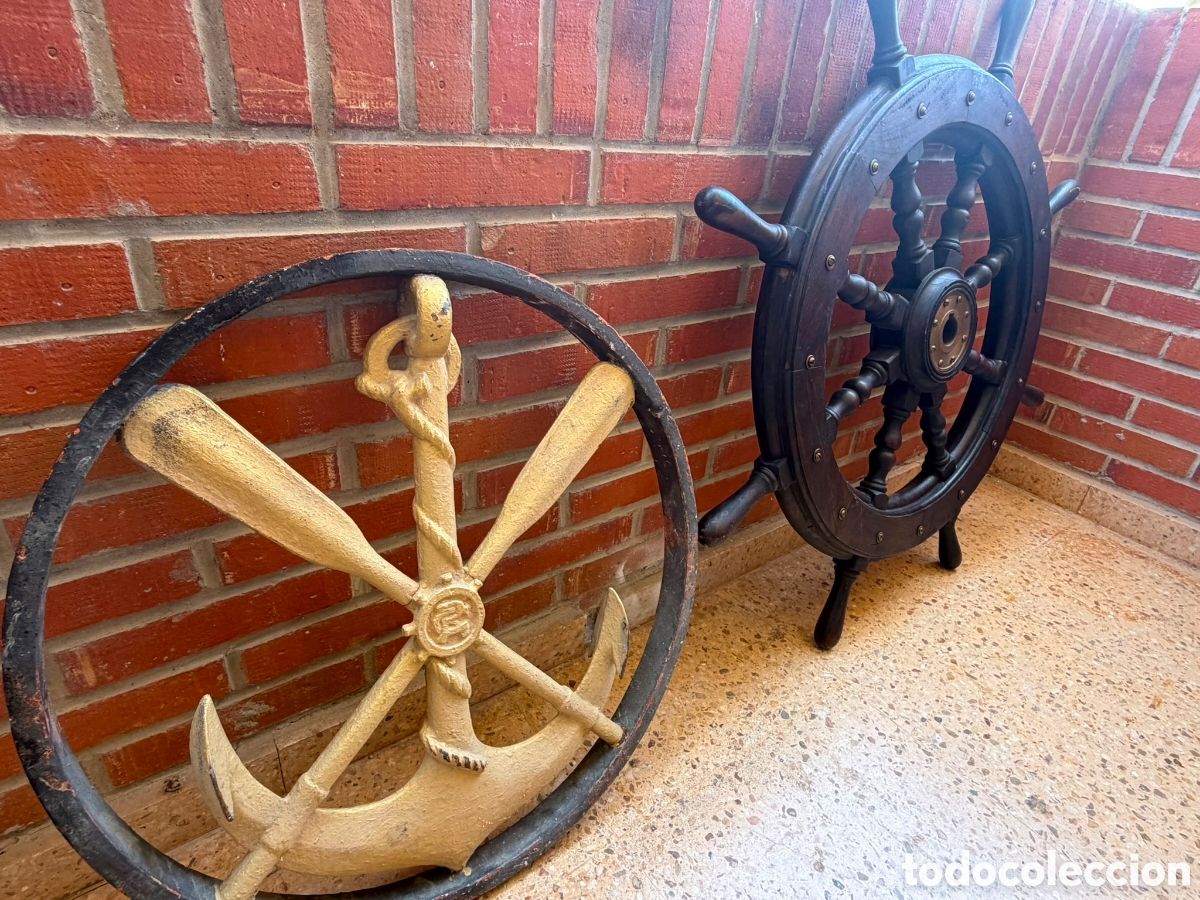 Antig&uuml;edades: TIM&Oacute;N Y ANCLA N&Aacute;UTICA DECORACI&Oacute;N (Pack) - Foto 4