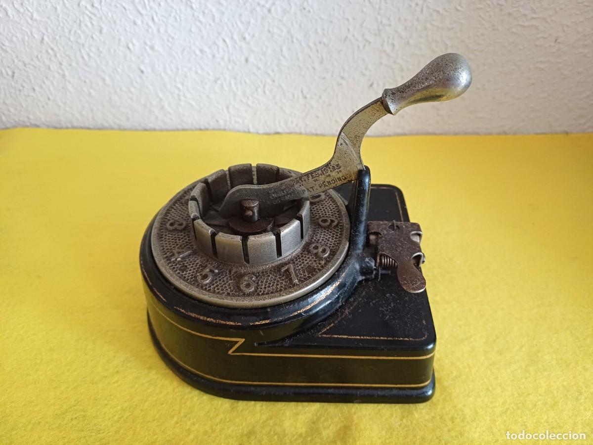 Antig&uuml;edades: ANTIGUO PROTECTOR DE CHEQUES FINALES SIGLO XIX