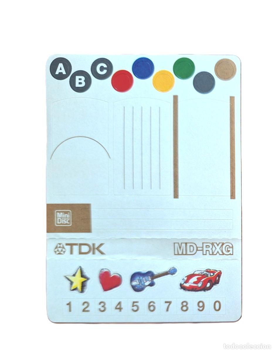 Antig&uuml;edades: 4 MiniDiscs TDK MD-RXG74EB Grabables - Foto 7