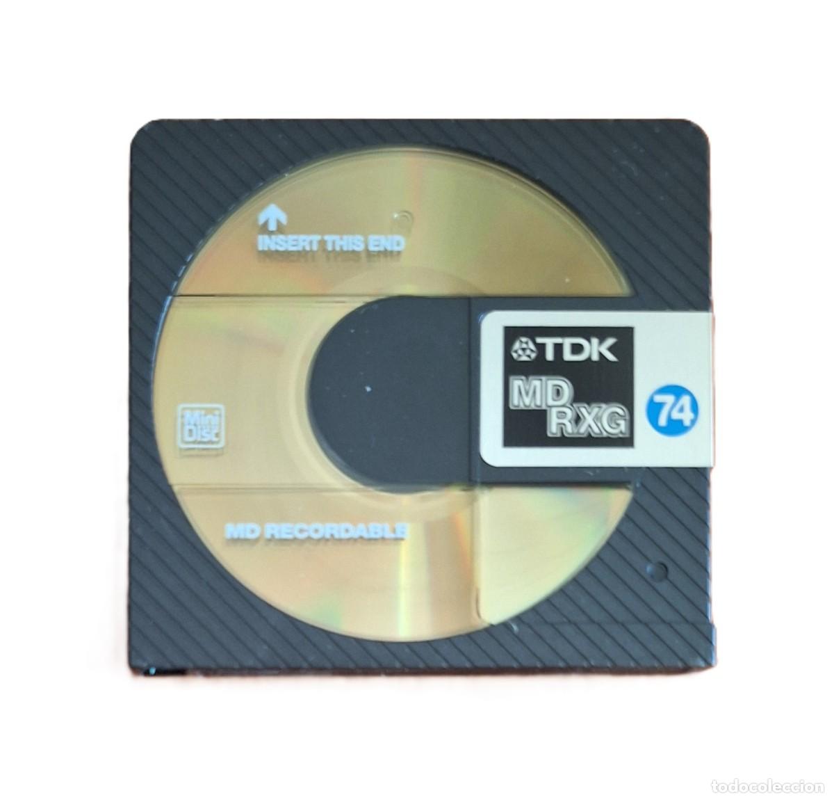Antig&uuml;edades: 4 MiniDiscs TDK MD-RXG74EB Grabables - Foto 1