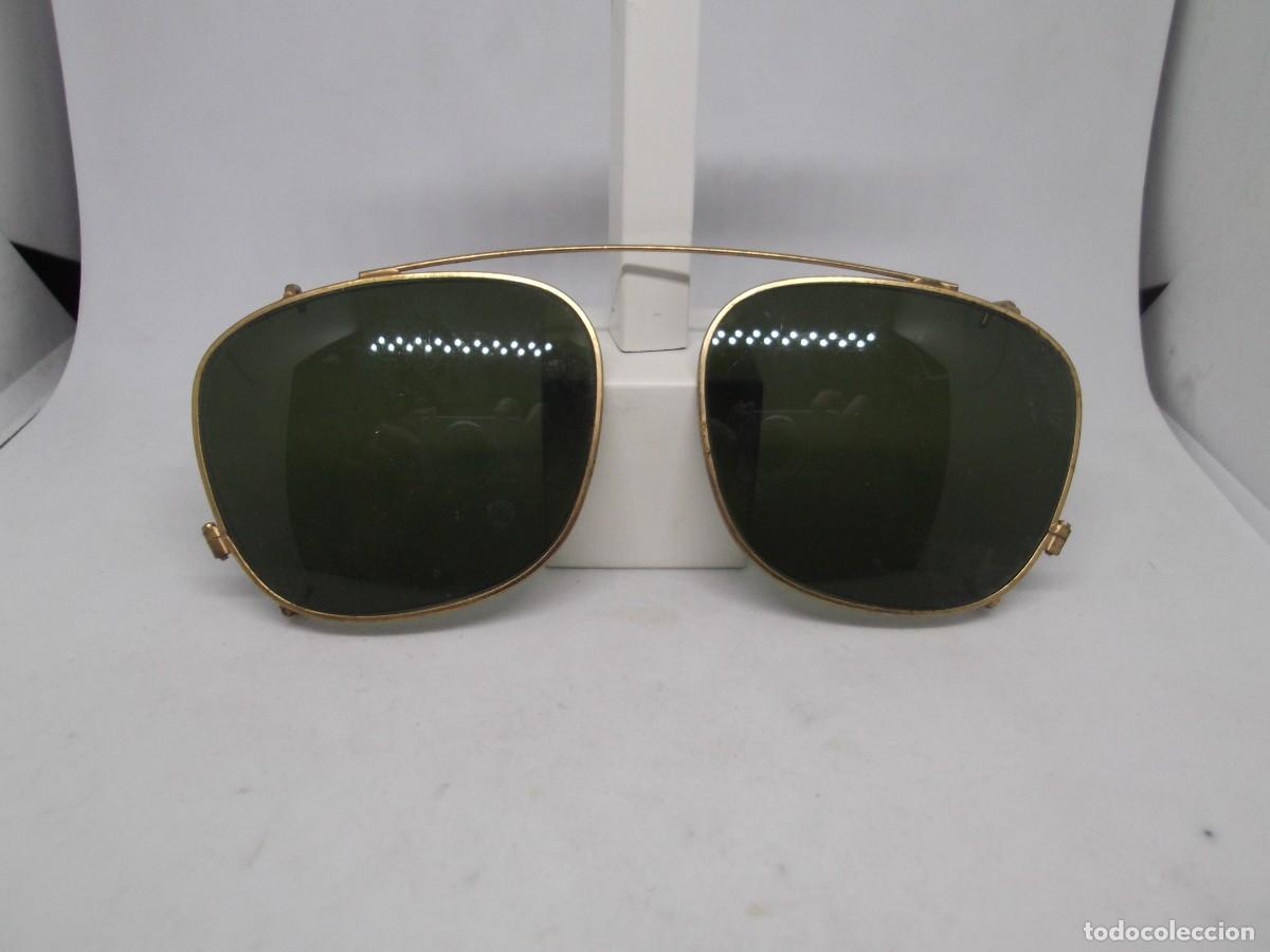 Antig&uuml;edades: Gafas de sol superpuestas de hombre.Vintage