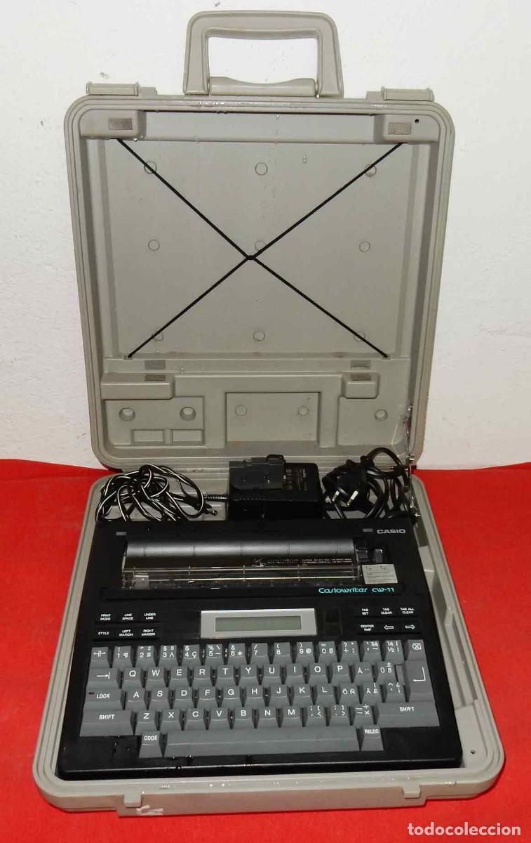 Antig&uuml;edades: M&aacute;quina de escribir CASIOWRITER CW11 - con estuche