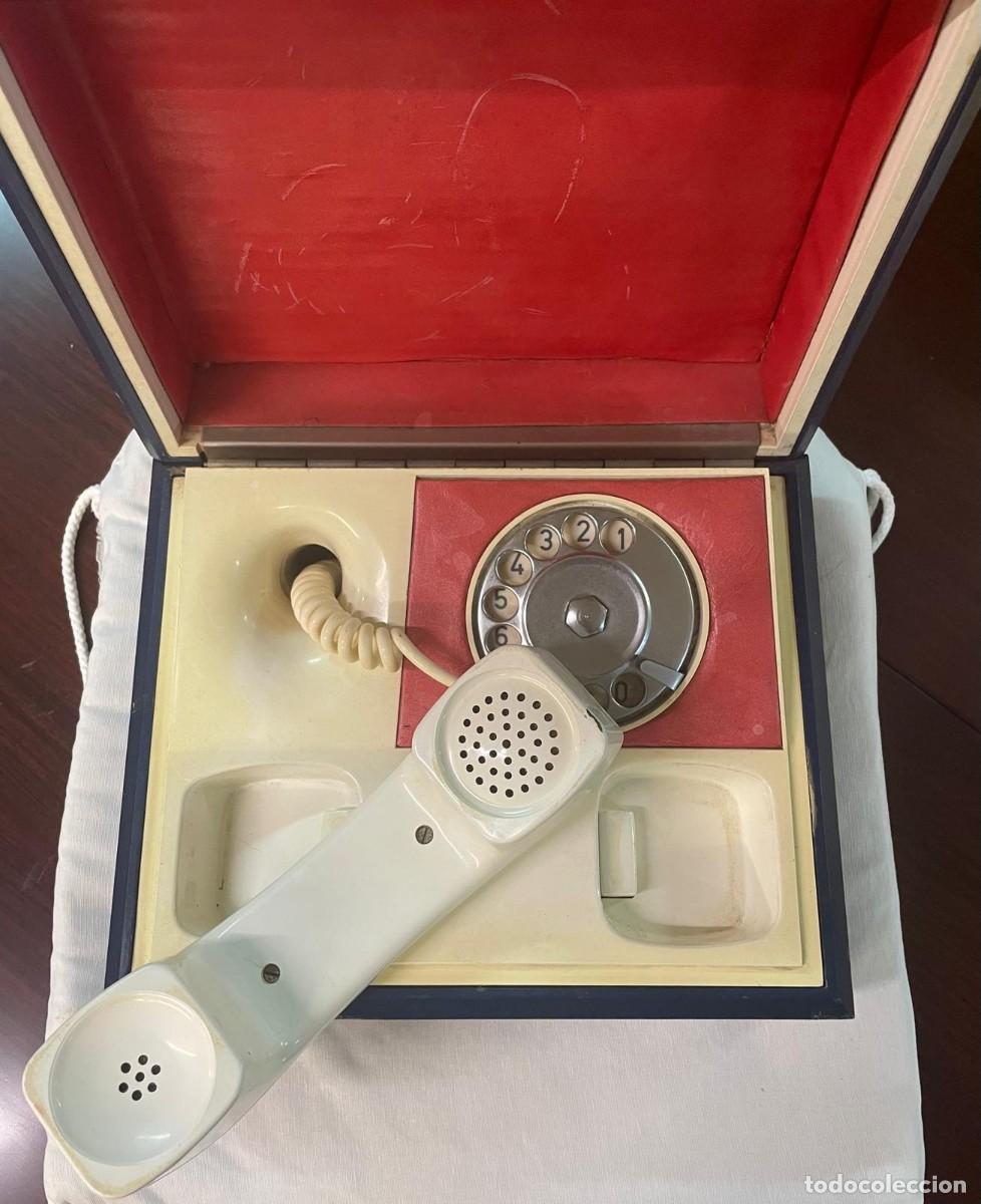 Tel&eacute;fonos: Tel&eacute;fono vintage de la firma italiana Telcer, d&eacute;cada de los 70