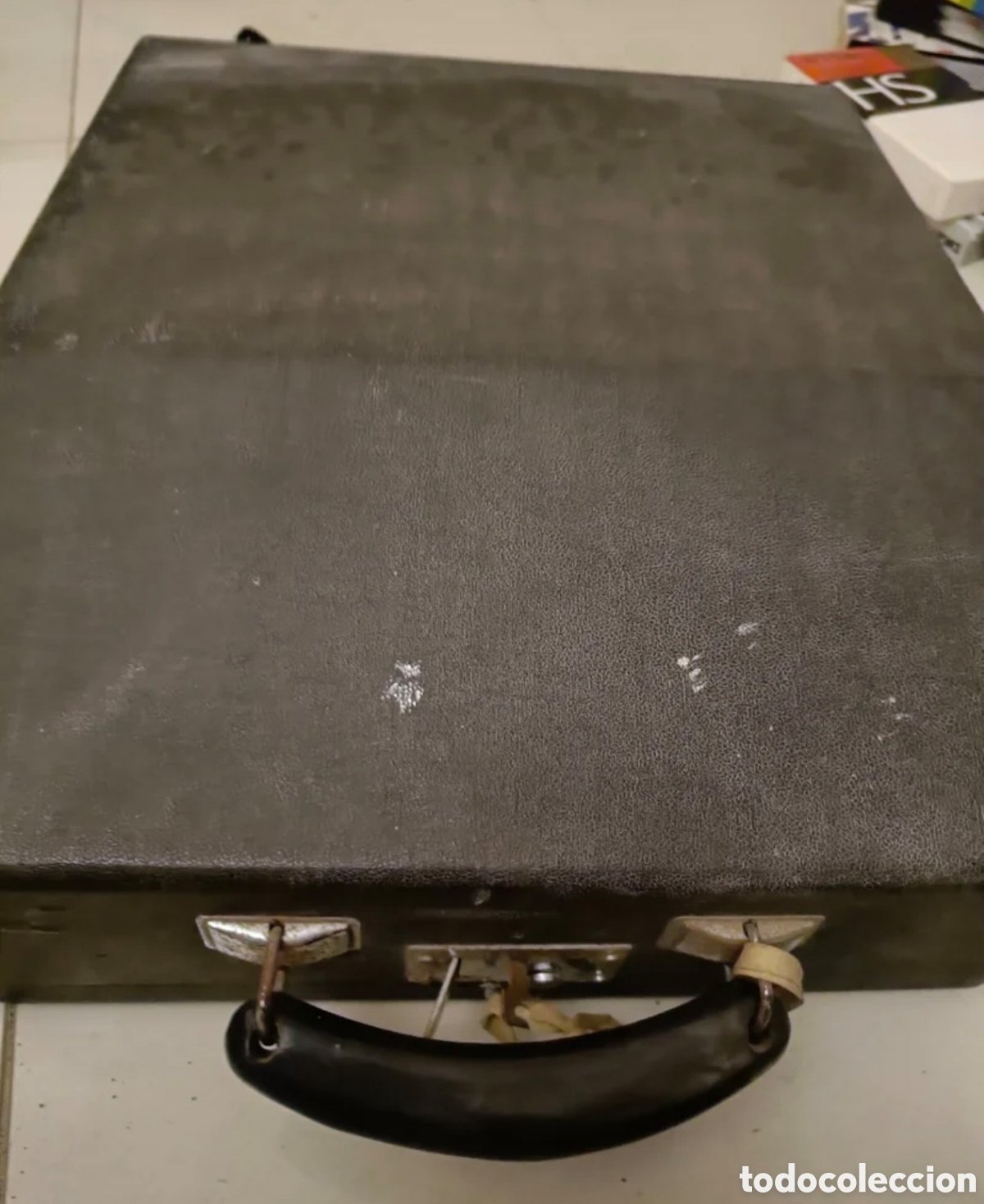 Antig&uuml;edades: M&Aacute;QUINA DE ESCRIBIR HISPANO OLIVETTI STUDIO 46 - CON MALET&Iacute;N ORIGINAL - Foto 2