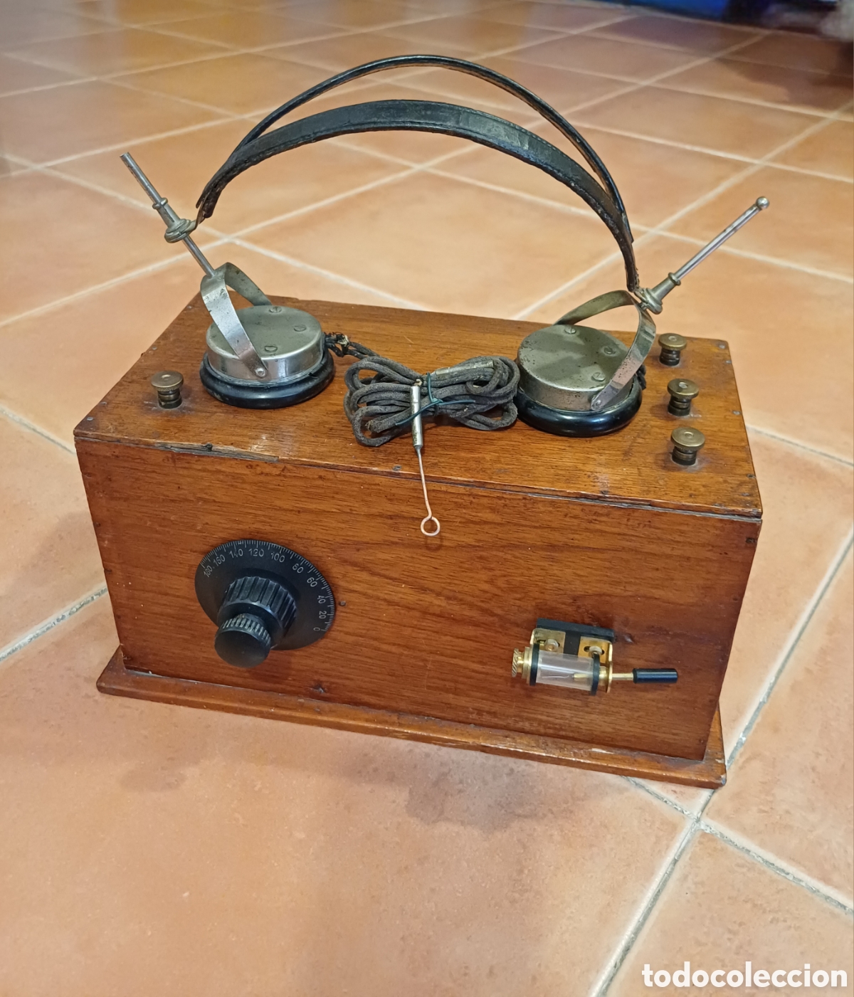 Antig&uuml;edades: Radio Galena con auriculares - Foto 3