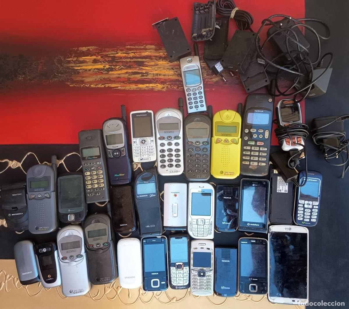 Tel&eacute;fonos: LOTE DE TEL&Eacute;FONOS M&Oacute;VILES, CARGADORES, ETC. REPARAR, PIEZAS, ETC.
