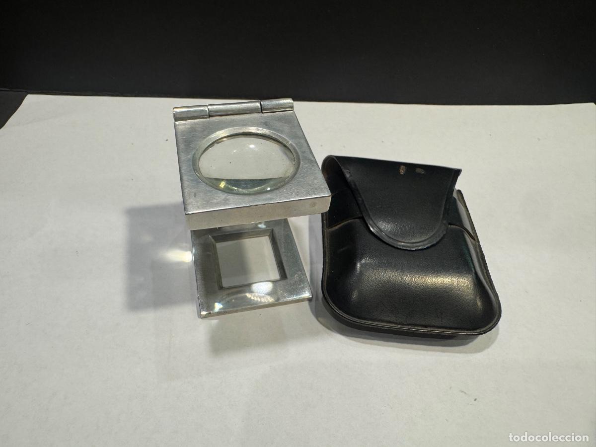 Antig&uuml;edades: CUENTAHILOS LIGERO DE ALUMINIO PARA SELLOS ... CON SU FUNDA ORIGINAL A&Ntilde;OS 70 (G)