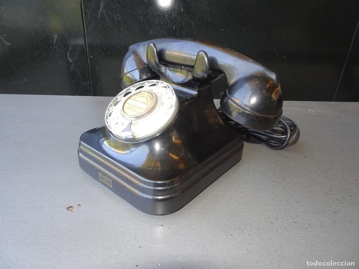 Tel&eacute;fonos: Telefono Antiguo Baquelita CTNE A&ntilde;os 50