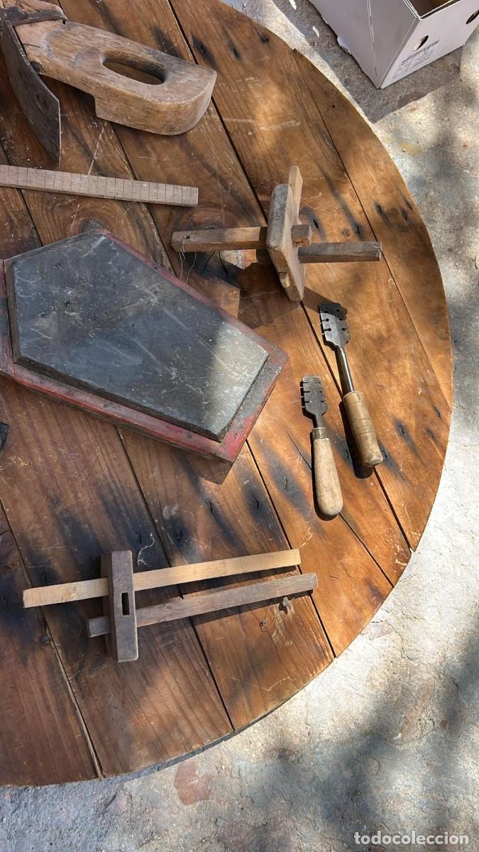 Antig&uuml;edades: HERRAMIENTAS ANTIGUAS VARIADAS DE CARPINTERIA LOTE DE 10 UDS. - Foto 3