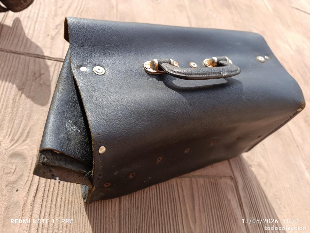 Antig&uuml;edades: ANTIGUO BOLSO HERRAMIENTAS RENFE. - Foto 3