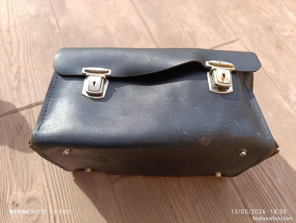 Antig&uuml;edades: ANTIGUO BOLSO HERRAMIENTAS RENFE. - Foto 6