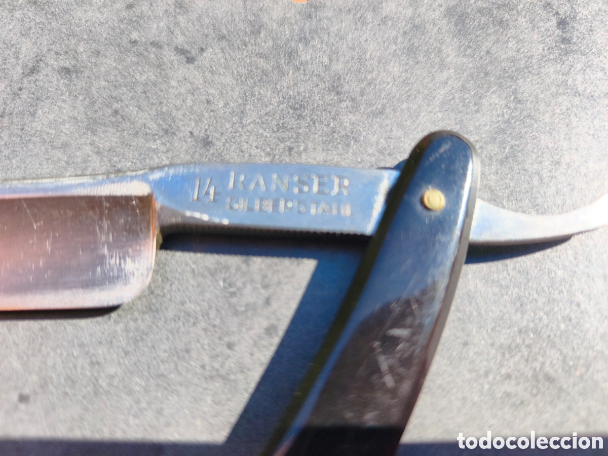 Antig&uuml;edades: Navaja de barbero ranser - Foto 4