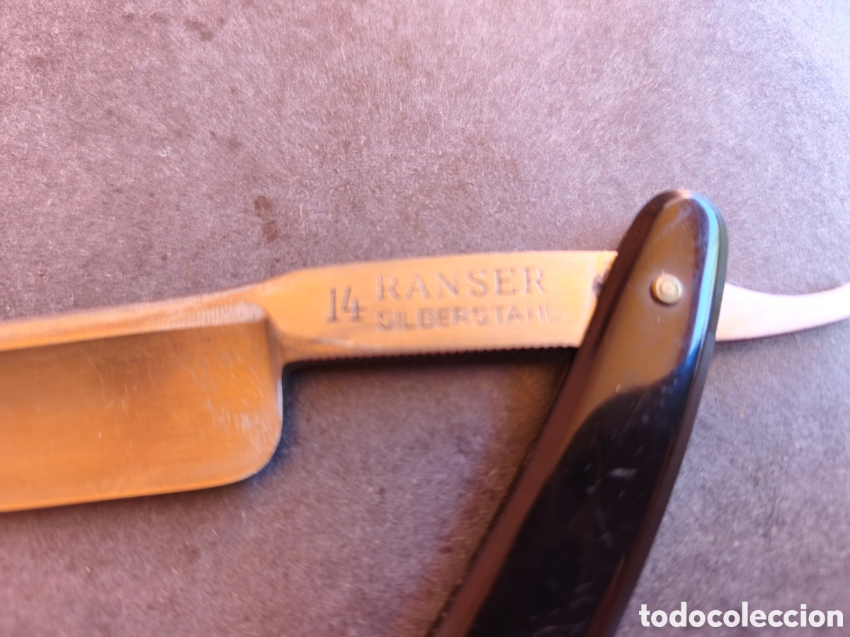 Antig&uuml;edades: Navaja de barbero ranser - Foto 6