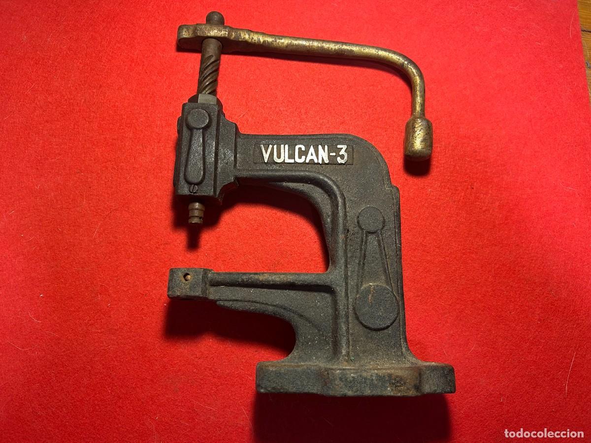 Antig&uuml;edades: Remachadora VULCAN - 3 - Prensa de hierro fundido, antigua