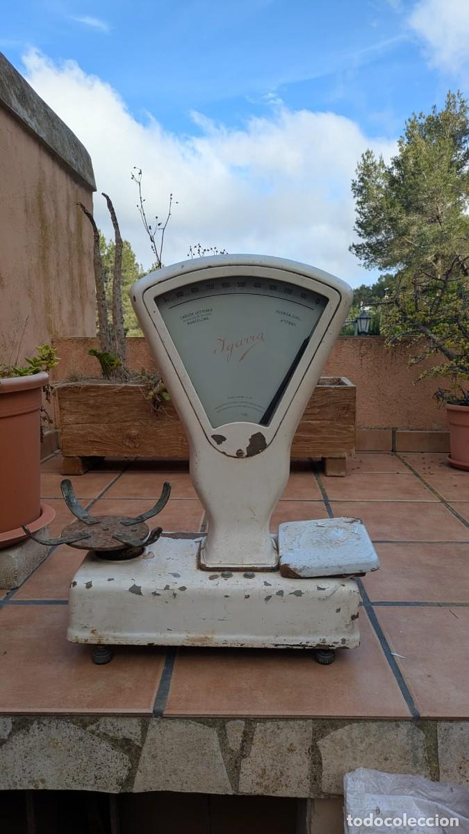 Antiquit&auml;ten: Antigua B&aacute;scula Comercial IGARRA - Modelo Tipo 100 - Fuerza 20 Kg - Barcelona Vintage