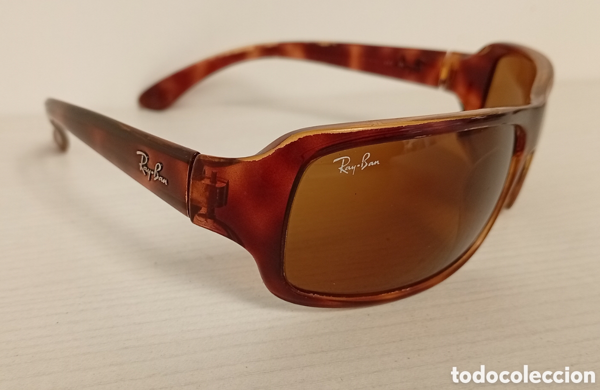 Antig&uuml;edades: .GAFAS DE SOL RAY-BAN MARRONES - Foto 4