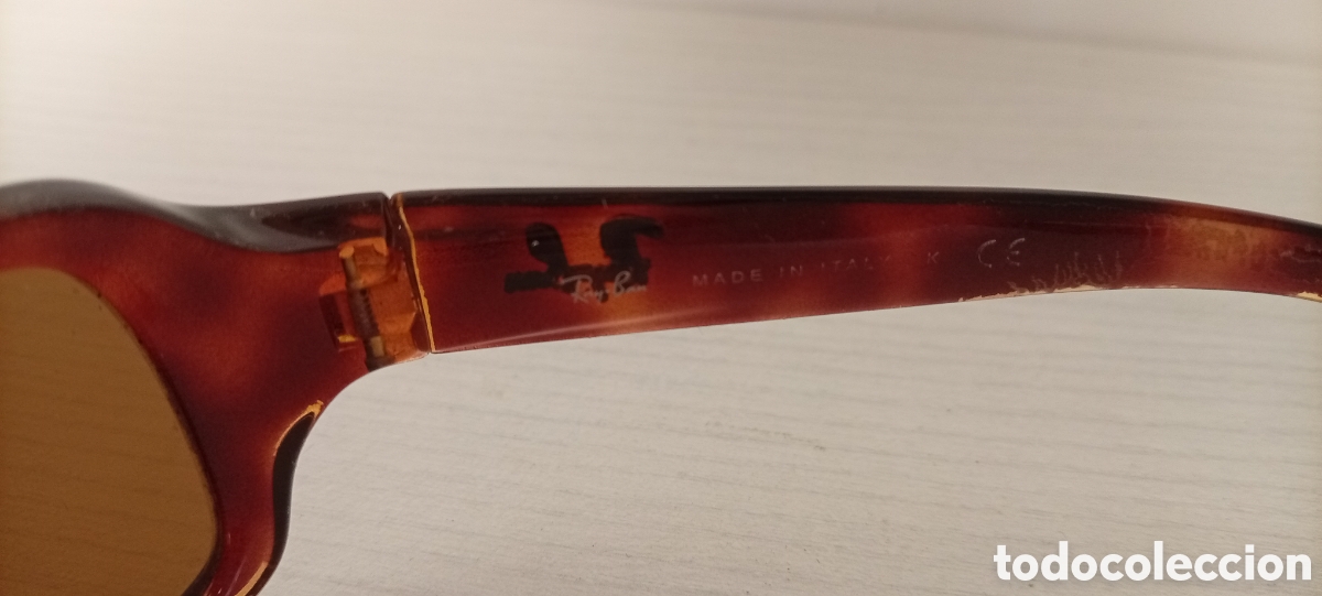 Antig&uuml;edades: .GAFAS DE SOL RAY-BAN MARRONES - Foto 5