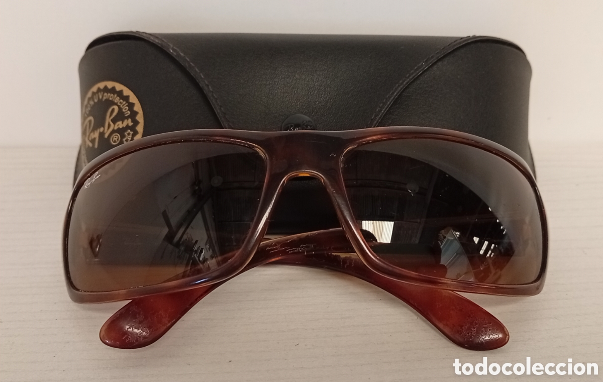 Antig&uuml;edades: .GAFAS DE SOL RAY-BAN MARRONES - Foto 1