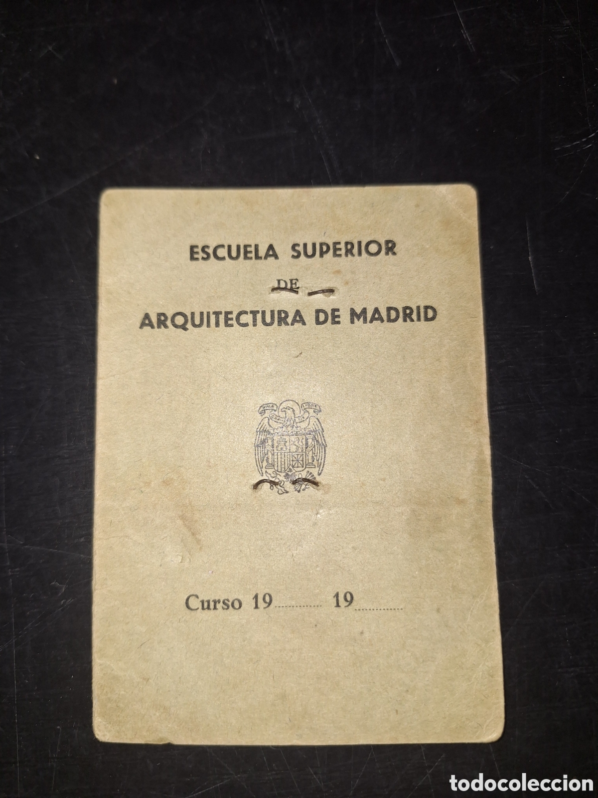 Antiguidades: Carnet Escuela Superior Arquitectura de Madrid