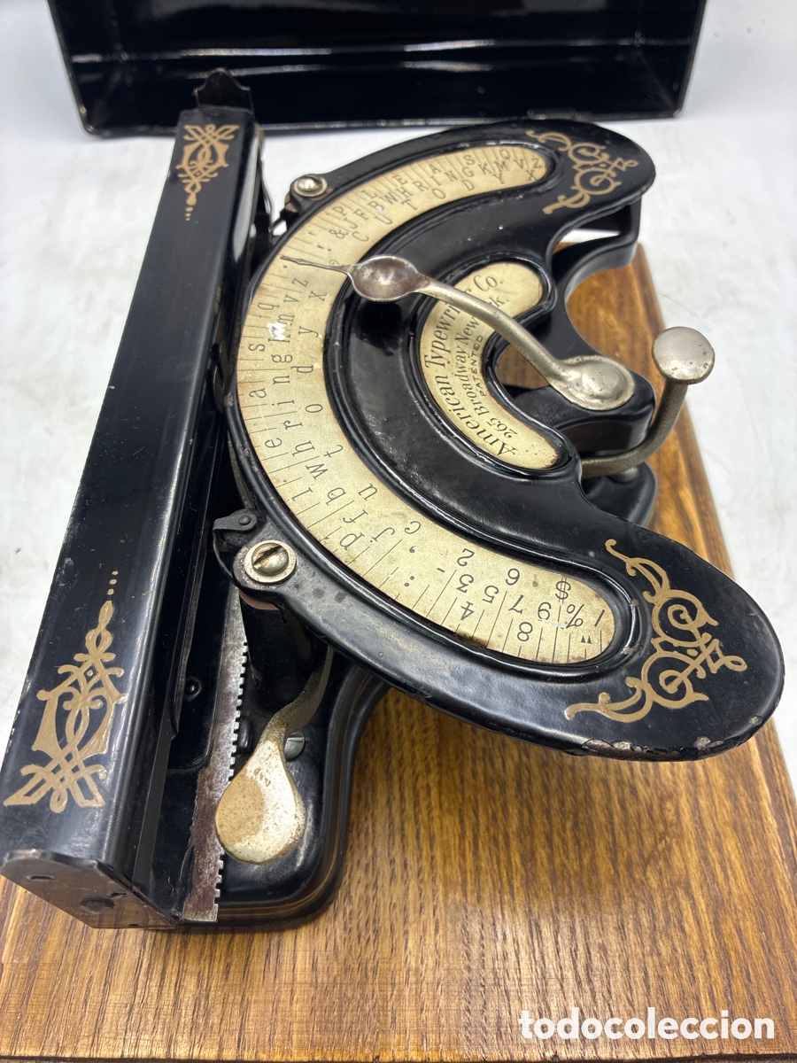 Antig&uuml;edades: M&aacute;quina de escribir American Typewriter. - Foto 5