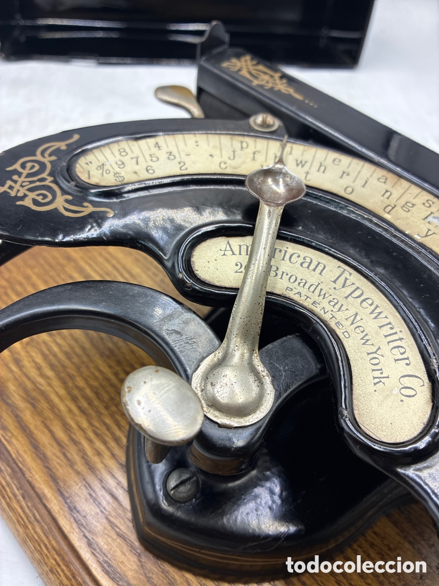 Antig&uuml;edades: M&aacute;quina de escribir American Typewriter. - Foto 8