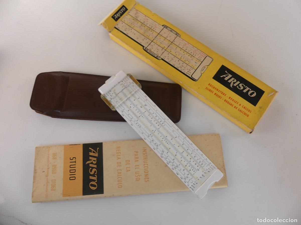 Antiguidades: REGLA DE C&Aacute;LCULO ARISTO N&ordm; 868 ALEMANIA CON CAJA Y INSTRUCCIONES