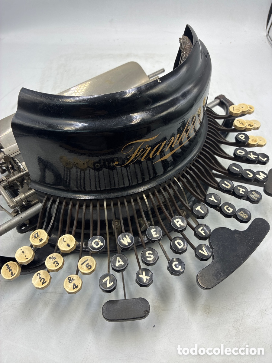 Antig&uuml;edades: M&aacute;quina de escribir Franklin. - Foto 6