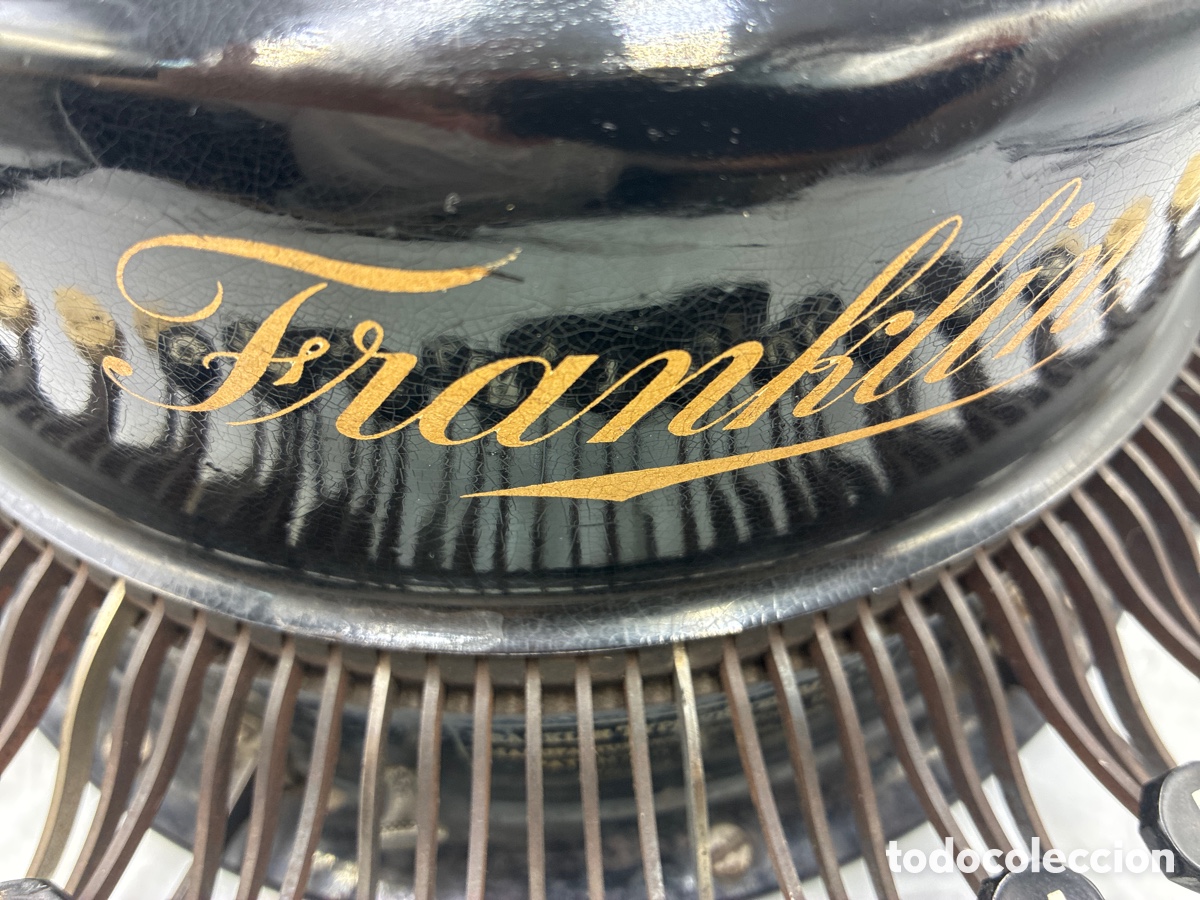 Antig&uuml;edades: M&aacute;quina de escribir Franklin. - Foto 11
